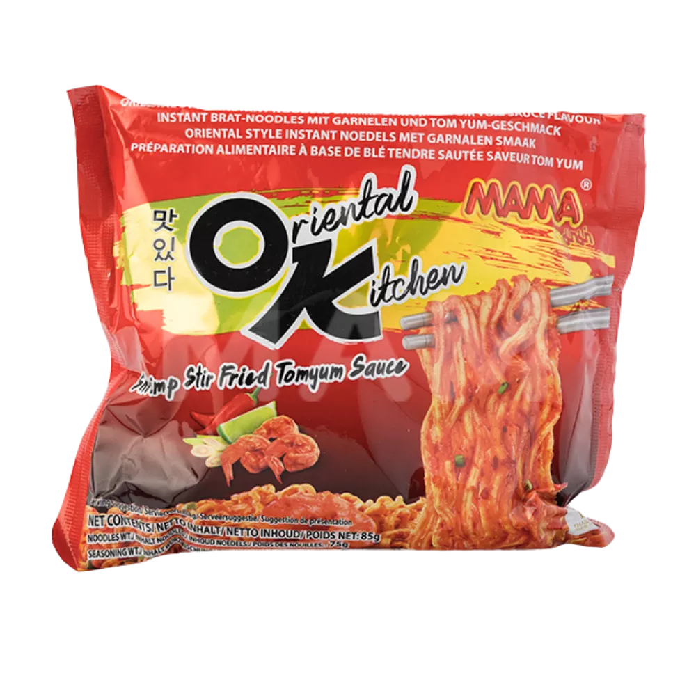 MAMA Instant Noedels Garnalen Roergebakken TY 85G
