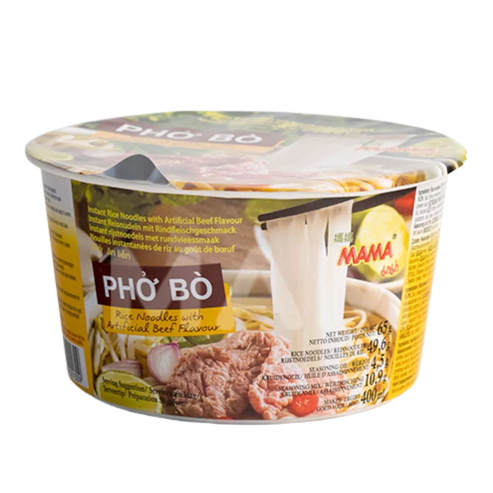 MAMA Instant Rijstnoedels Pho Bo 65G