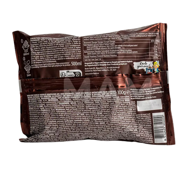 NISSIN Demae Ramen Rundvlees 100G