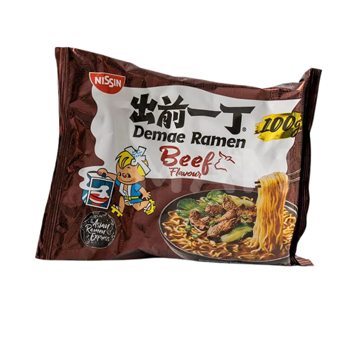 NISSIN Demae Ramen Rundvlees 100G