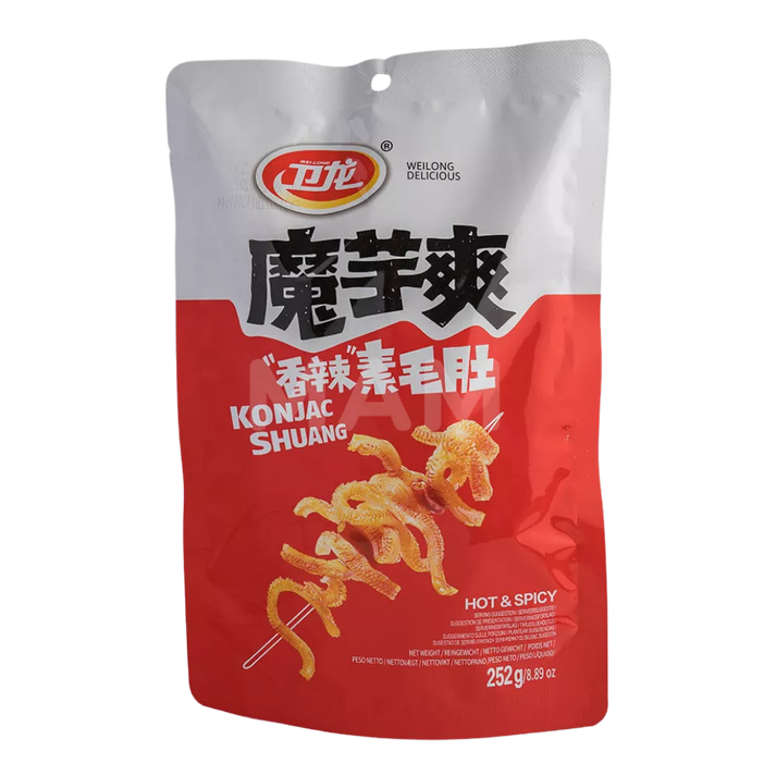 WEILONG Konjac Snack Hot Spicy Shuang 252G