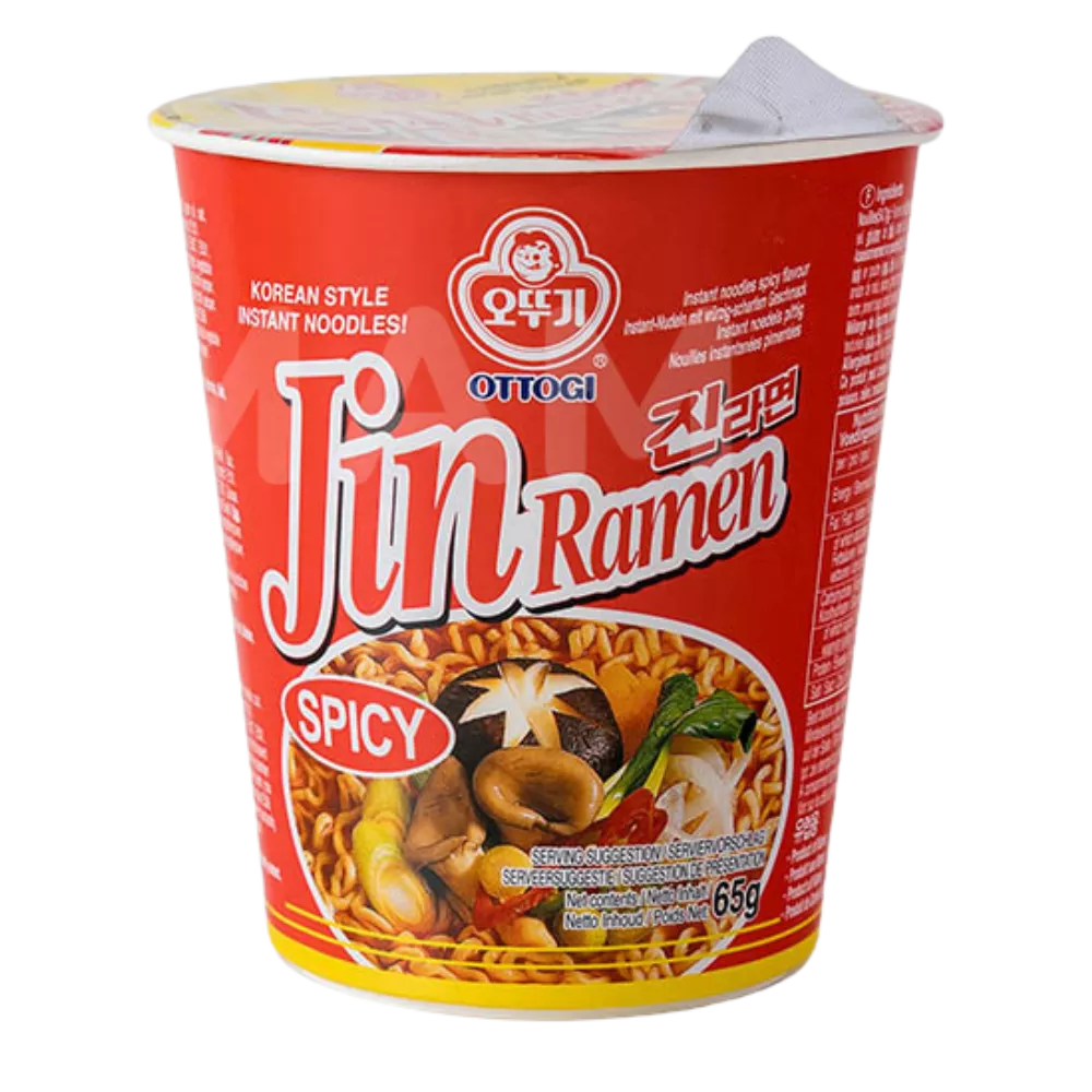 OTTOGI JIN Ramen Kopje Pittig 65G
