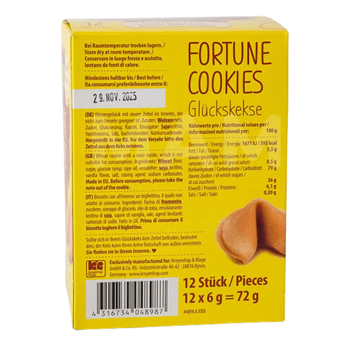 IMPERIAL PALACE gelukskoekjes (12 stuks) 72G