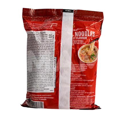 MAMA Instant Rijstnoedels Stoofvlees Glutenvrij 55G