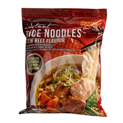 MAMA Instant Rijstnoedels Stoofvlees Glutenvrij 55G