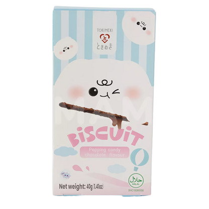 TOKIMEKI Biscuit Popping Candy 40G