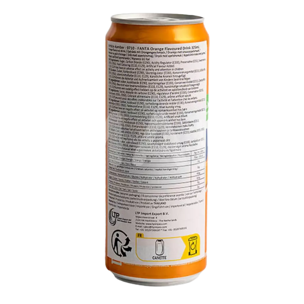 FANTA (Thaise) Sinaasappel 325ML
