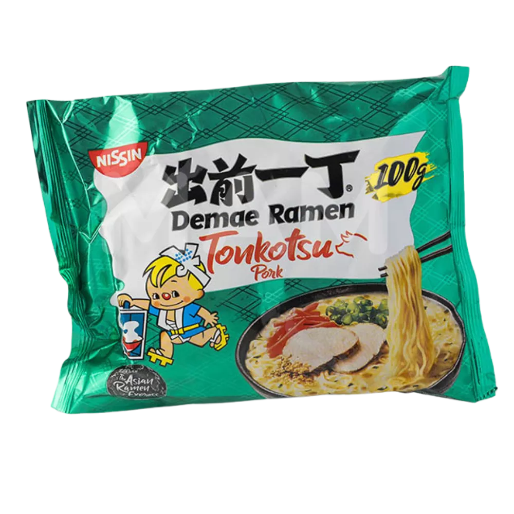 NISSIN Demae Ramen Tonkotsu Pork Flavor 100G