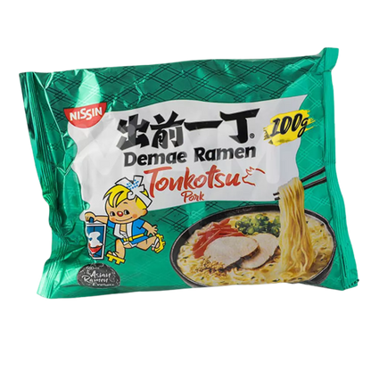 NISSIN Demae Ramen Tonkotsu Pork Flavor 100G
