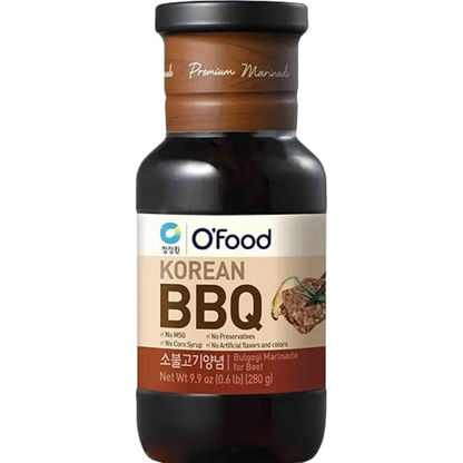 O'FOOD Koreaanse BBQ Grillm. Bulgogi Rundvlees 280G