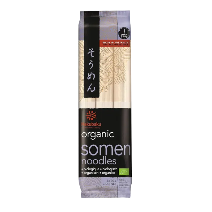 HAKUBAKU Somen Biologische Noedels 270G