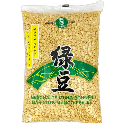 GOLDEN CHEF Mungbonen Gepeld, Gesplitst 400G