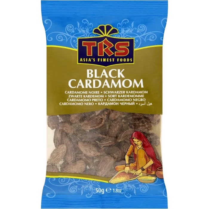 TRS Kardemom Zwarte Elaichi Tas 50G