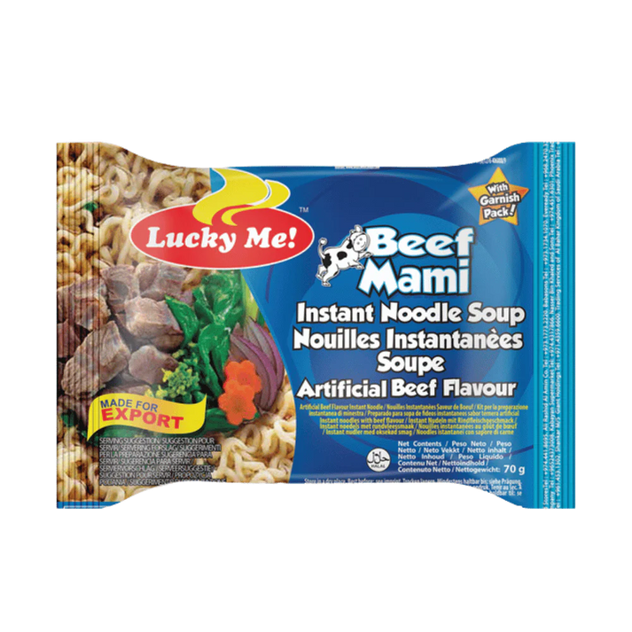 LUCKY ME Instant Noedels Rundvlees Pk 55G