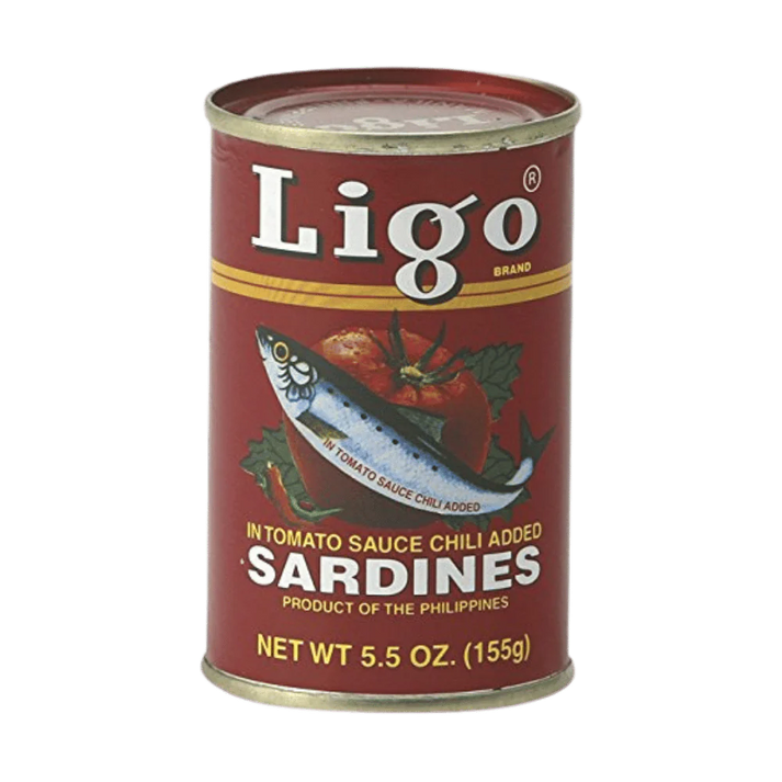 LIGO Sardines Tom. Saus Heet\Rood Blikje 155G