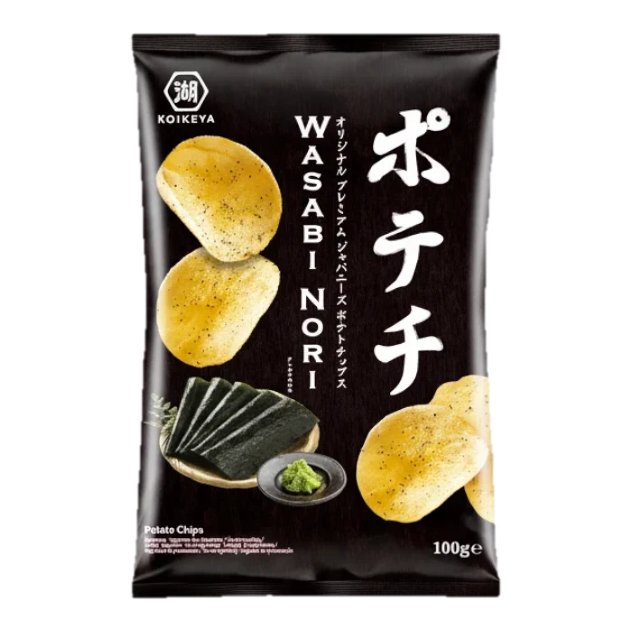 KOIKEYA Aardappelchips Wasabi Nori 100G