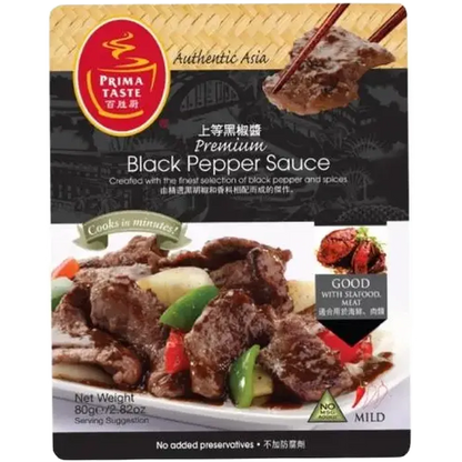 PRIMA TASTE Premium Black Pepper Sauce 80G