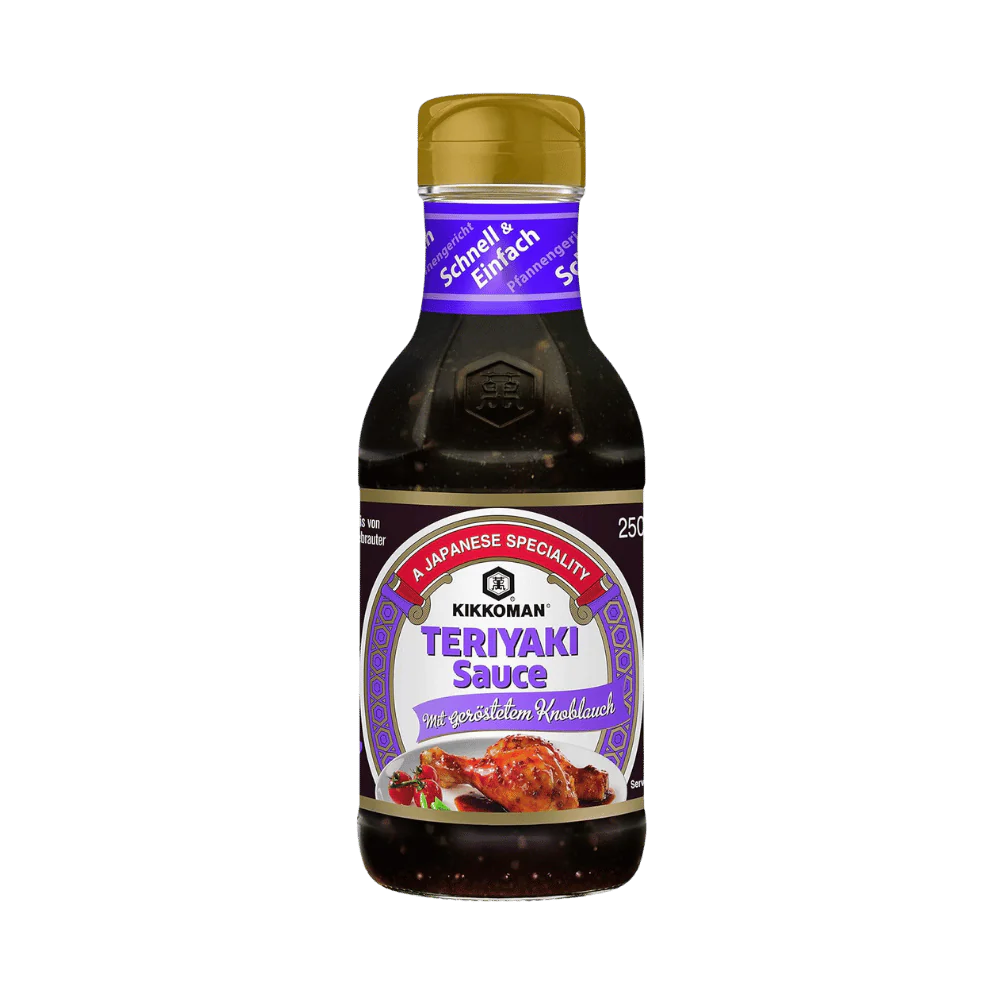 KIKKOMAN Teriyaki BBQ Knoflook 250ML