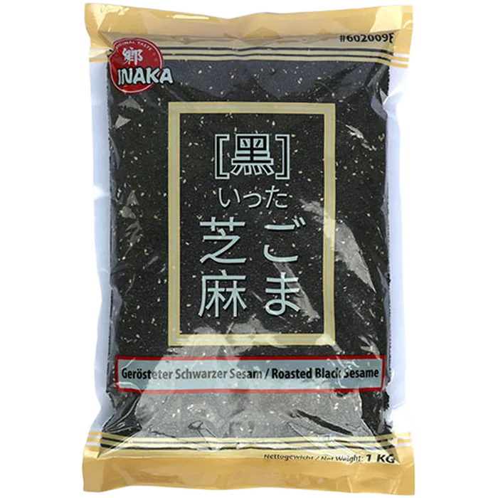 INAKA Geroosterde Sesam Zwart 1KG