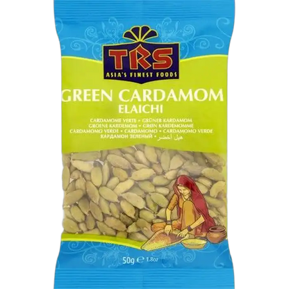 TRS Kardemom Groene Elaichi Zak 50G