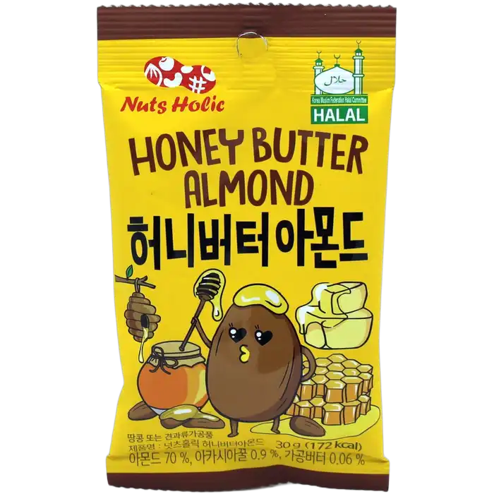 NUTSHOLIC Amandelen Honingboter 30G