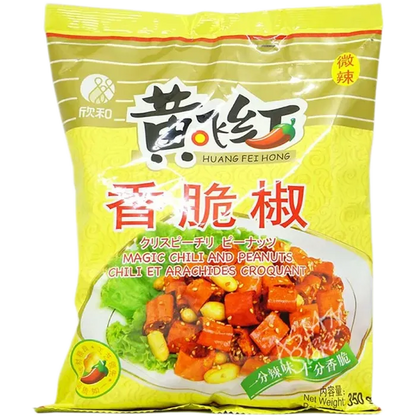 CN HUANG FEI HONG Krokante Chili Pinda's 350G