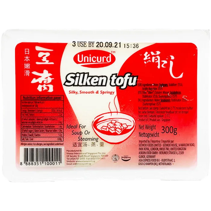 UNICURD Silken Tofu Rot 300G