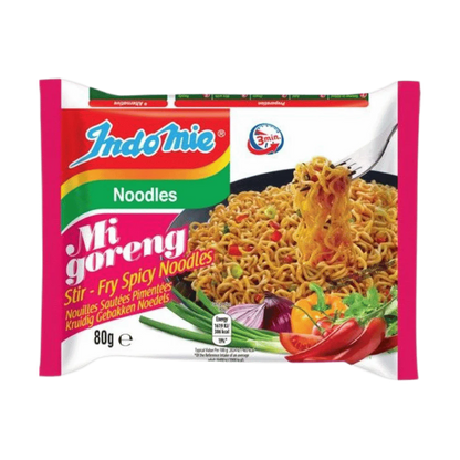 INDOMIE Mi Goreng Pedas Scharf - Bratnudeln 80G
