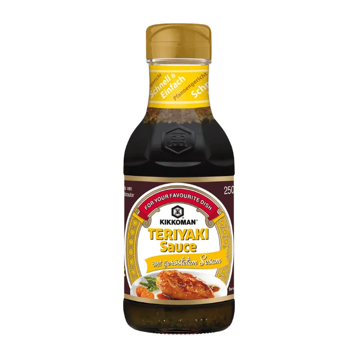 KIKKOMAN Teriyaki met geroosterde sesam 250ML