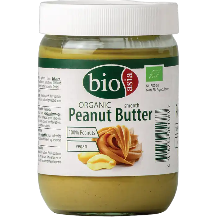 BIOASIA organic peanut butter VEGAN 500G