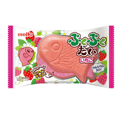 Meito Pukupuku Air-In Aardbei 16,5G