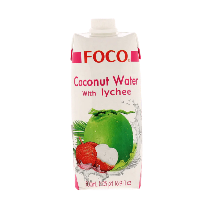 FOCO kokoswater met lychee 500ML