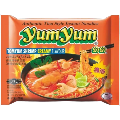 YUM YUM Instant Noedels Tom Yum Garnalen Pk 70g