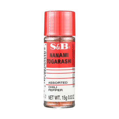 S&B Nanami Togarashi Assortiment.Chili Peper 15G