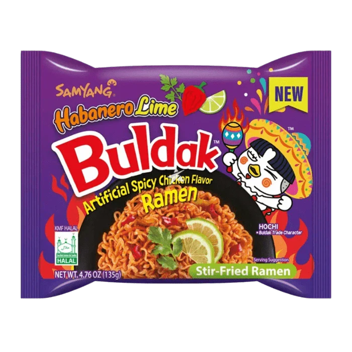 SAMYANG Buldak Habanero Limoen Roerbak Ramen 135G
