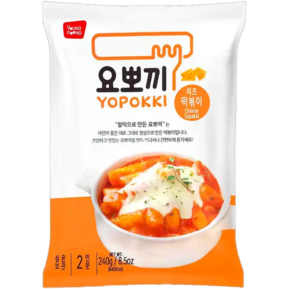 YOUNGPOONG YOPOKKI Rijstwafel 240G Tteokbokki Kaas - Kaas