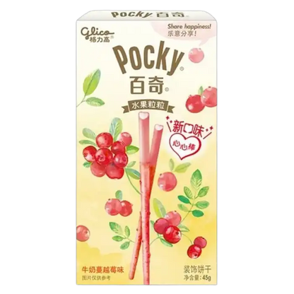 POCKY Biscuit Sticks Melkachtig Cranberry Hart 45G