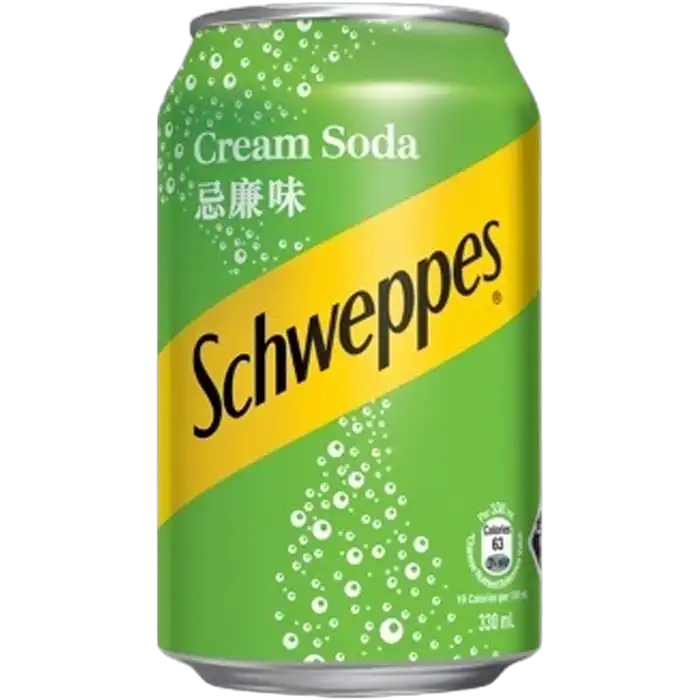 SCHWEPPES Cream Frisdrankblikje frisdrank 330ML
