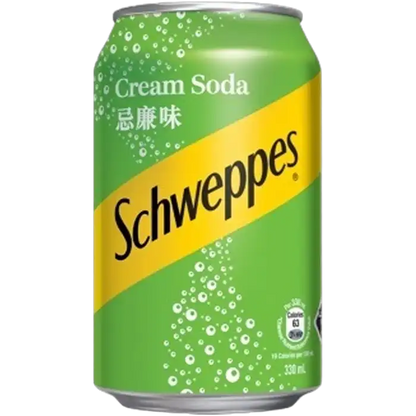 SCHWEPPES Cream Frisdrankblikje frisdrank 330ML