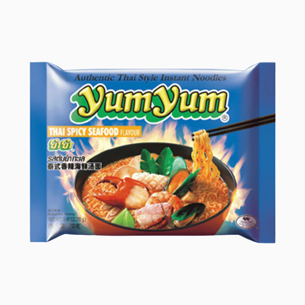 YUM YUM Instant Noedels Thaise Pittige Zeevruchten Pk 70g