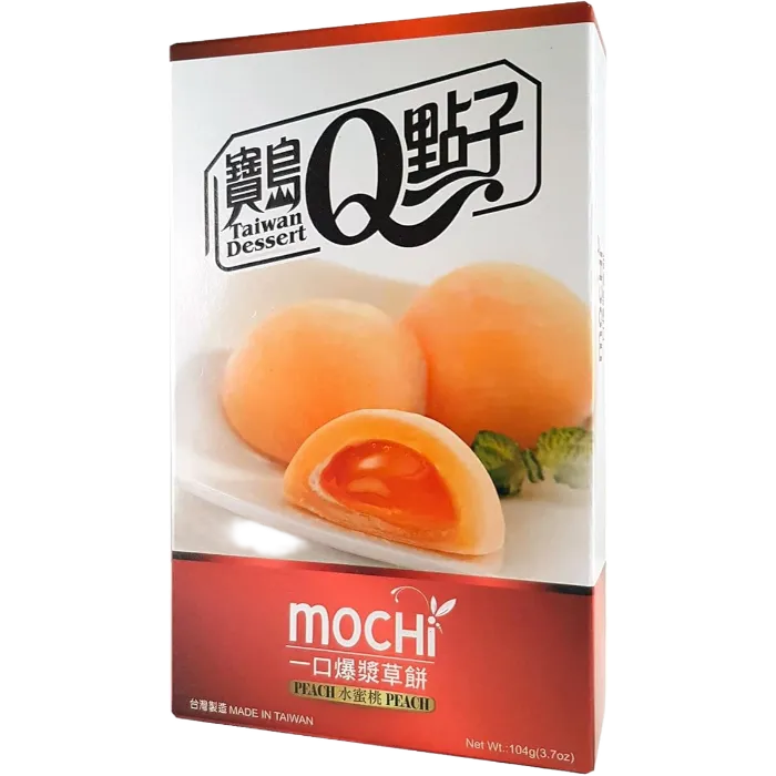 TW Taiwan Dessert Mochi Perzik 104G