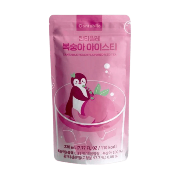 CANTABILE Gearomatiseerde Ade Perzik Ijsthee 230ML