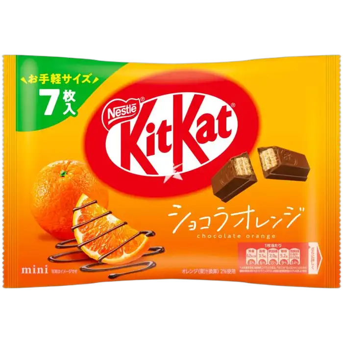 JP KitKat Mini Chocolade Oranje 82G