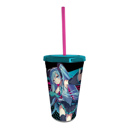 HATSUNE MIKU Tumbler with Straw 470ML Hatsune Miku