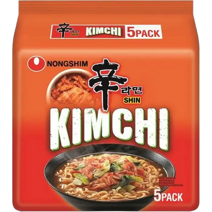 NONGSHIM Instantnoedels Shin Kimchi Ramyun 5x120G