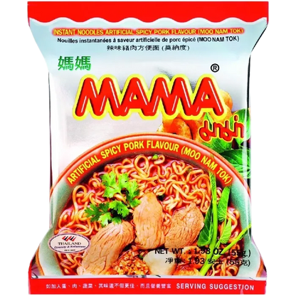 MAMA Instantnoedels Moo Nam Tok Pk 55G
