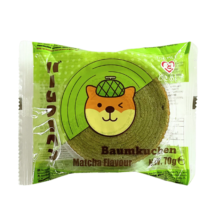 TOKIMEKI Baumkuchen Matcha smaak 70G