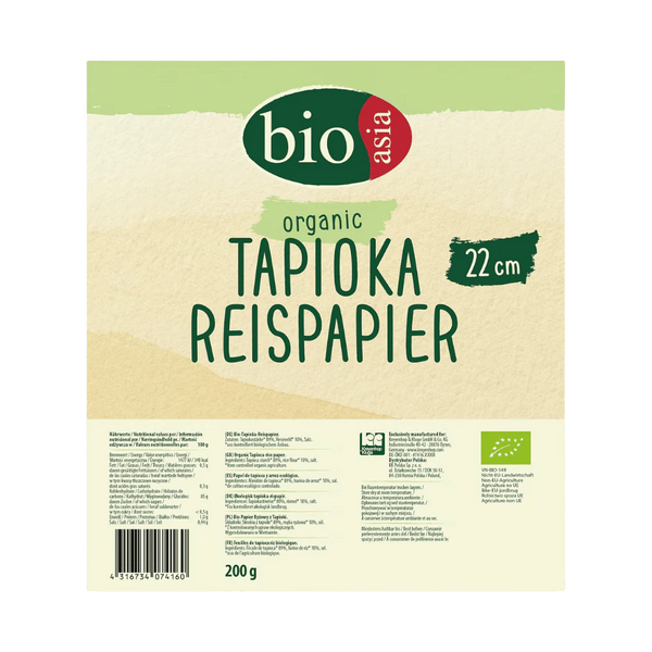 BIOASIA Biologisch Tapioca Rijstpapier 200G