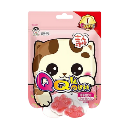 WANT WANT Joghurtgums 45G Erdbeerjoghurt Cats Claw