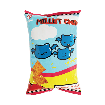 TOKIMEKI Gierstchips Heet en Pittig Gierstsnack 90G